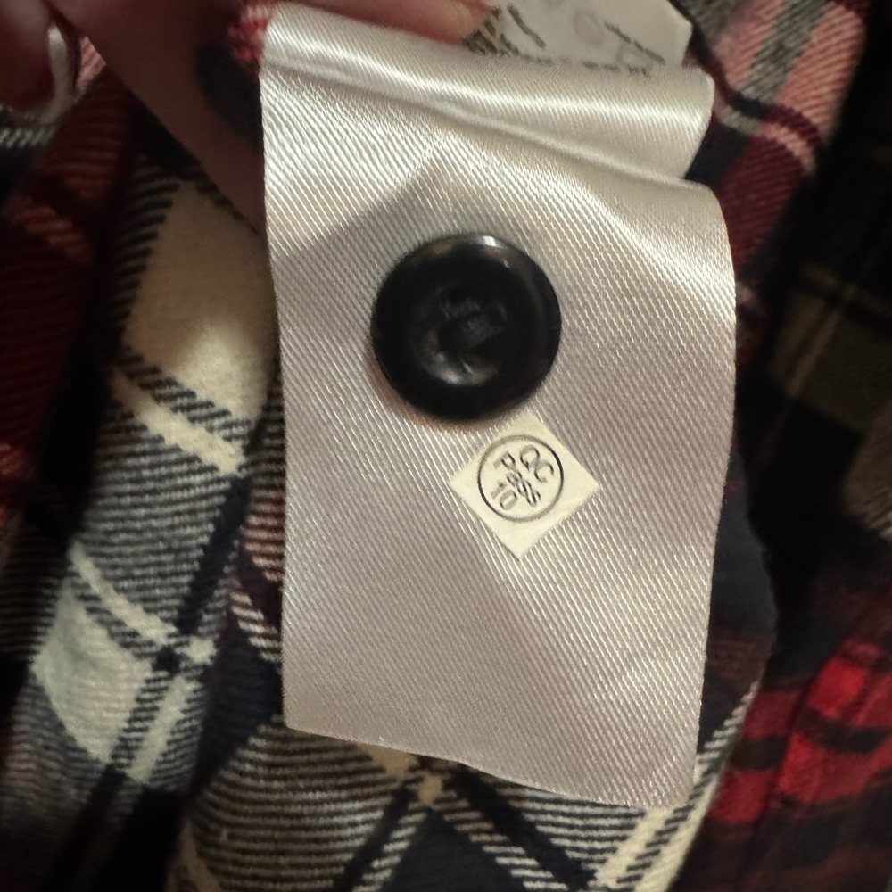 🔥5/$30🔥H&M MEN'S PLAID FLANNEL BUTTON DOWN SHIRT - Picture 8 of 8